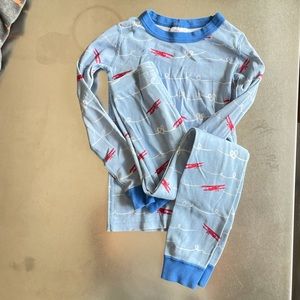 Boys airplane Hanna Andersson longjohns